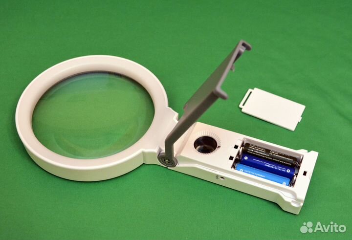 Лупа с подсветкой 25х кратная 3,5х кратная