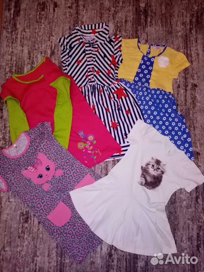 Вещи на девочку пакетом, 122-128