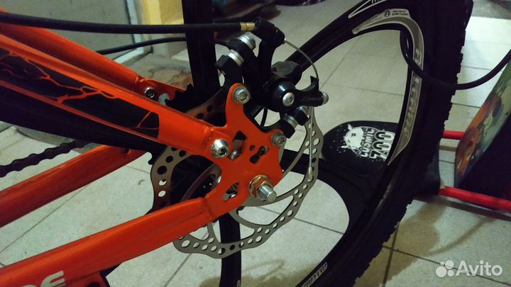 Велосипед горный складной на литых дисках, новый