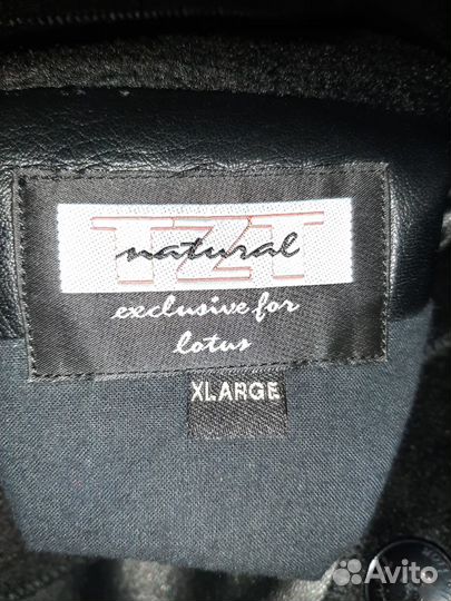 Пальто мужское кожаное демисезонное