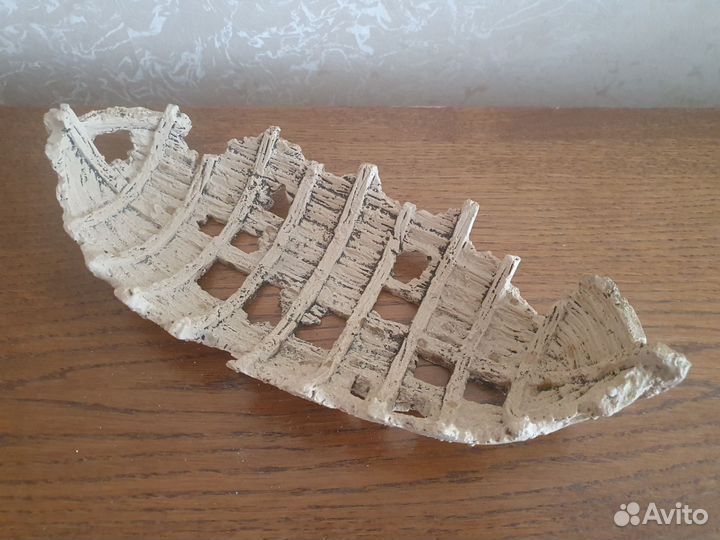 Декорации для аквариума лодка,корабль