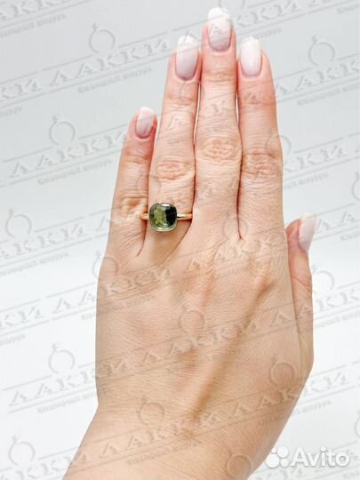 Золотое кольцо Pomellato c кварцем 750 / 7.51 гр