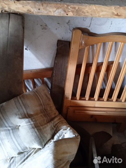 Детская кроватка старинная