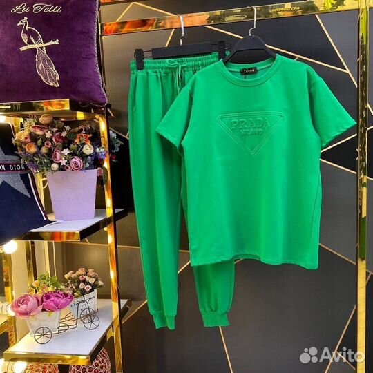 Супер двойка женский костюм спортивный Prado p.42