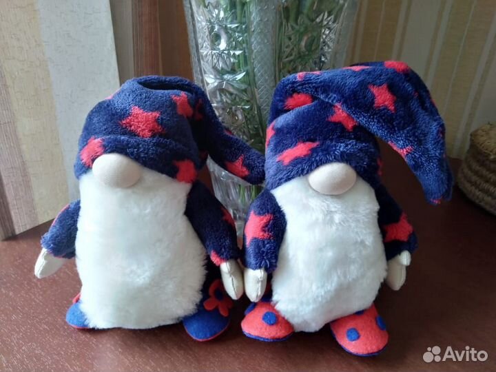 Мягкие игрушки Гномики