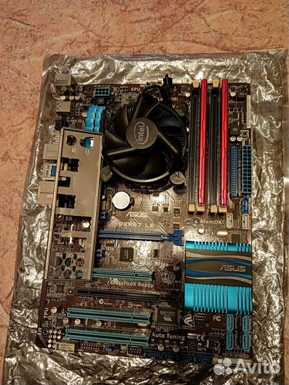 Материнская плата 1155+i7+16gb