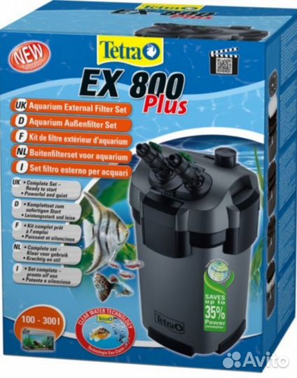 Внешний фильтр Tetra ex 800 plus