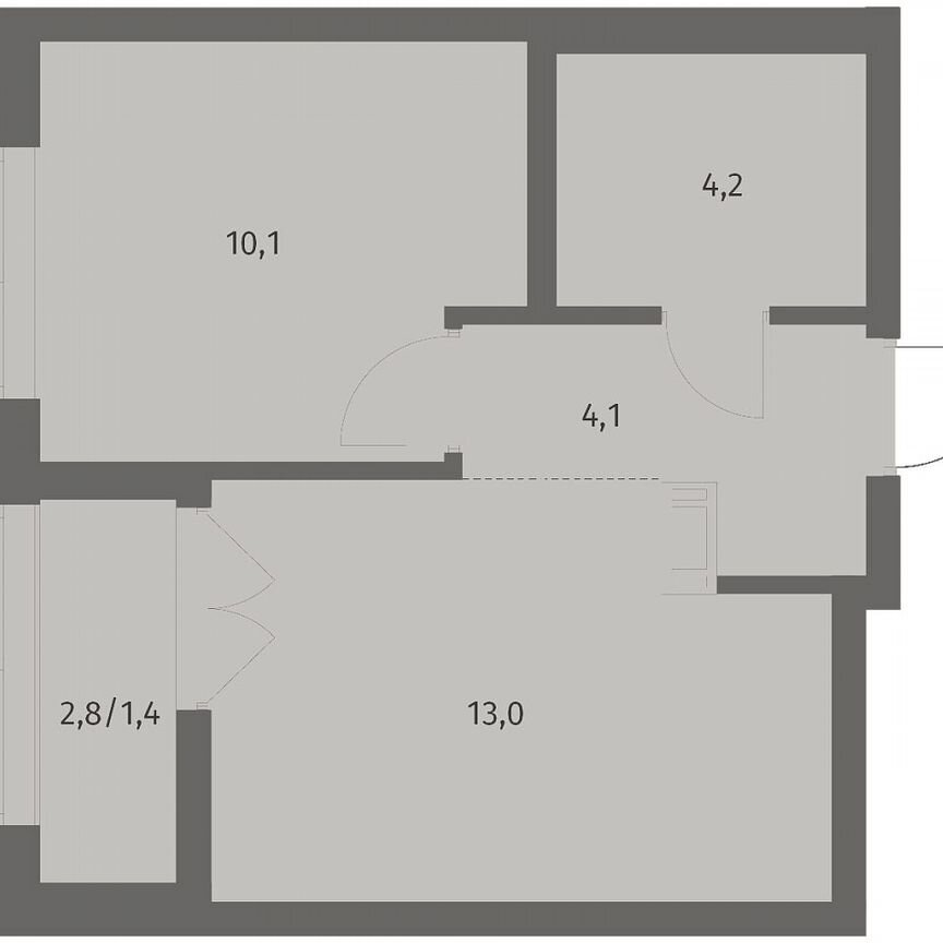 1-к. квартира, 32,9 м², 3/12 эт.