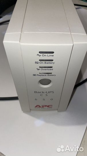 Бесперебойник APC Back-UPS CS 650 (ремонт-запчасти