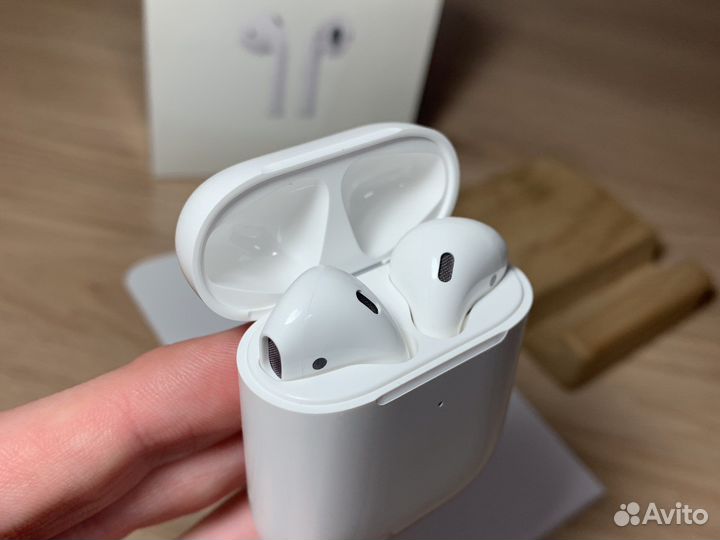 Наушники apple AirPods 2 новые/чехол/доствка