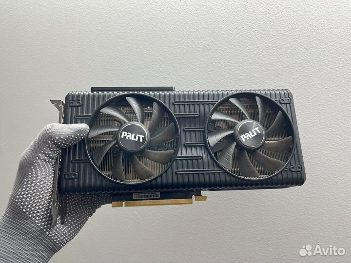 RTX 3060 Ti 8GB Palit Dual на пломбе