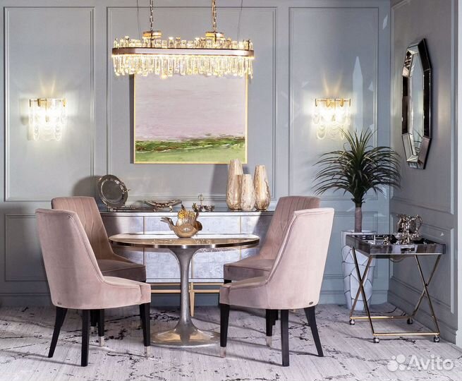 Интерьерная картина абстракция в пастельных тонах