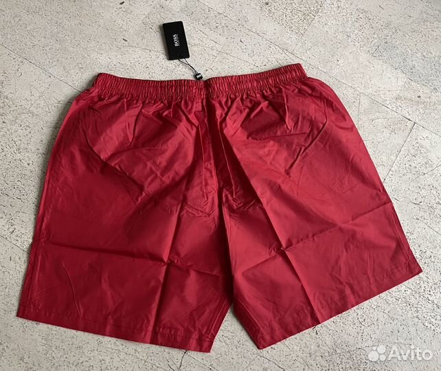 Шорты плавательные бордовые Hugo Boss новые