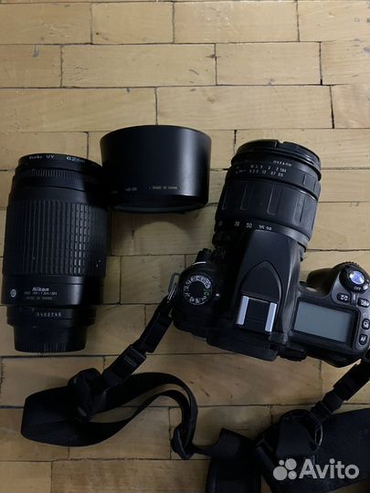 Зеркальный фотоаппарат Nikon D80 + телеобьектив