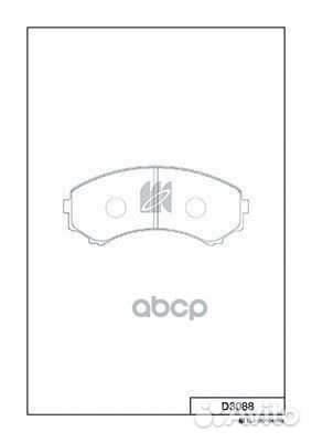 Колодки D3088 Kashiyama