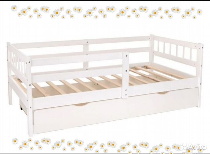 Кровать подростковая с ящиками новая