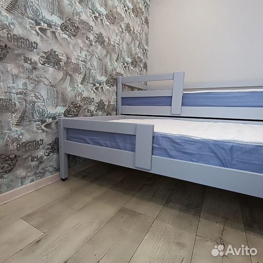 Детская кровать на 2 детей, все размеры. Модели на