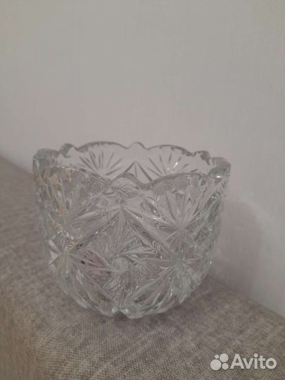 Хрустальная ваза