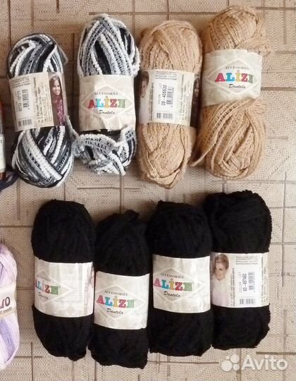 Фантазийная пряжа dantela Alize Оливия Фламенко