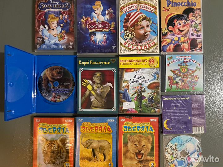 Dvd диски мультфильмы