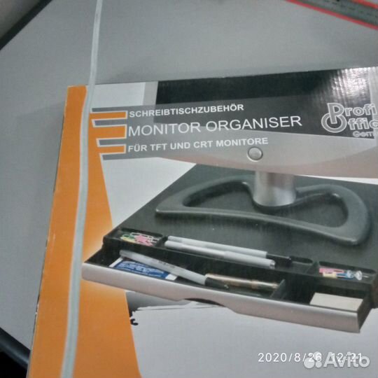 Настольная визитница. Подставка под монитор