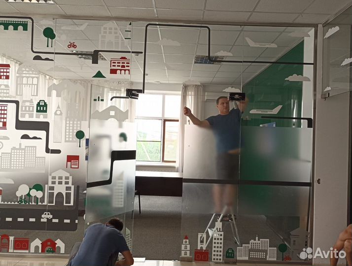 Стеклянные перегородки