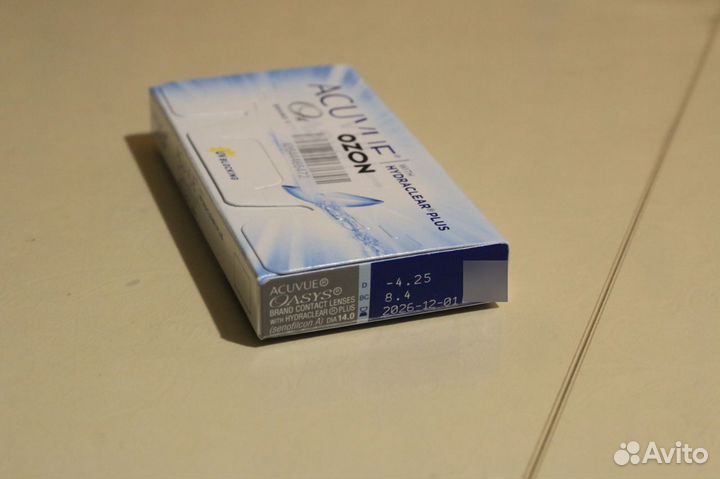 Линзы контактные acuvue oasys 2 нед, -4.25, 8.4, у