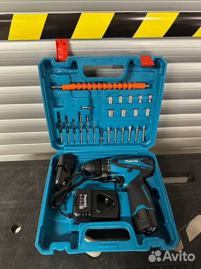 Аккумуляторная дрель шуруповерт makita