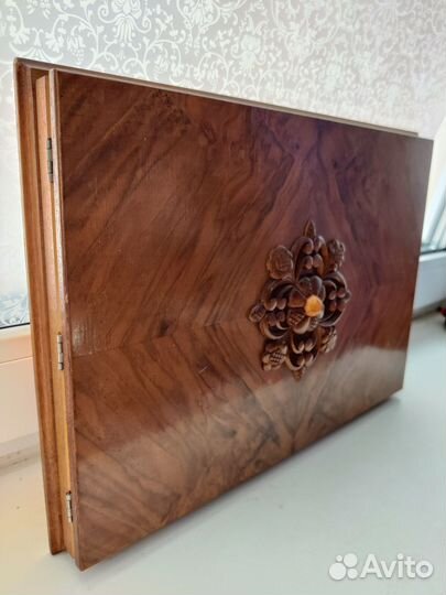 Фотоальбом с обложкой из натуральн. дерева винтаж