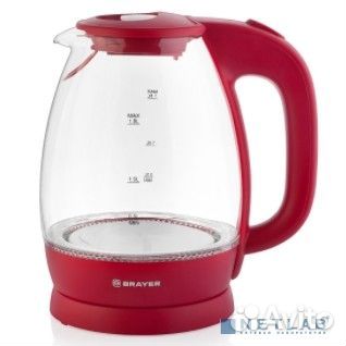 Brayer 1045BR-RD Чайник, 1.8л, 2200Вт, розовый