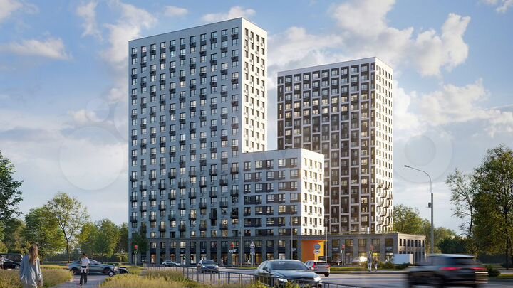 2-к. квартира, 64,1 м², 14/21 эт.