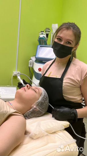 Модель на криолиполиз, вакуумный массаж, кавитация