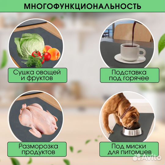 Коврик для сушки посуды