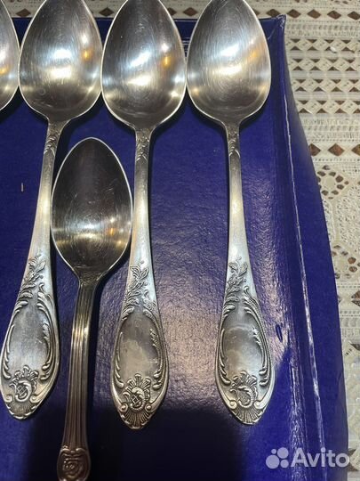 Мельхиор винтаж ложки столовые, вилки, ножи СССР