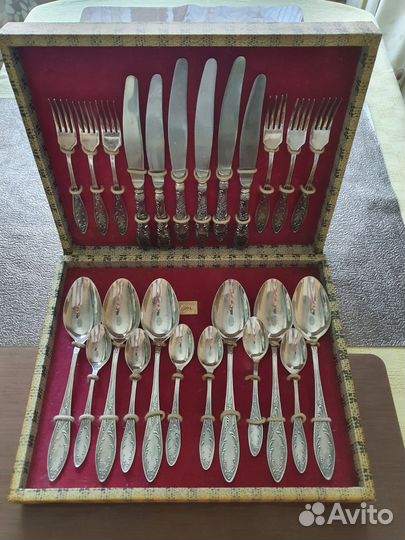 Набор столовых приборов мельхиор (мнц)
