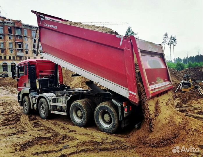 Песок речной в наличии с доставкой