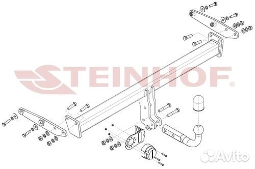 Фаркоп Volvo XC40, в т.ч. R-Design, в т.ч. AdBlue