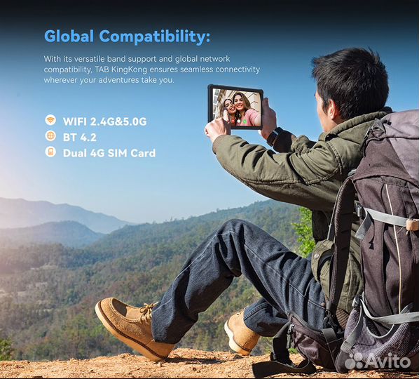 Планшет Cubot Tab KingKong 8+8\256GB Черный