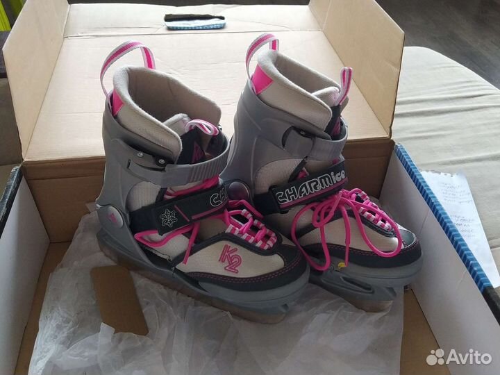 Коньки ледовые раздвижные