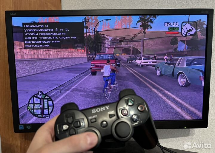 Sony PS3 super slim 500gb (прошита, 2 джойстика)