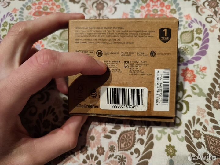 Razer hyperpolling wireless dongle 8000Hz