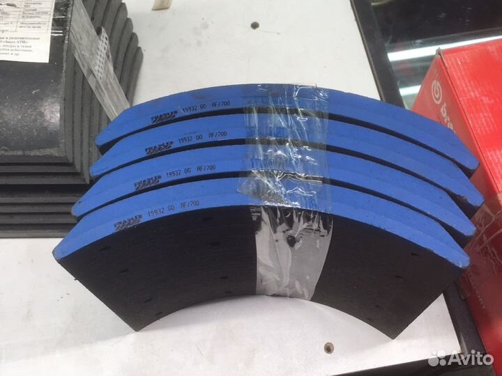 Накладки тормозные, 413х203;STD, Fras-le, 19932 00