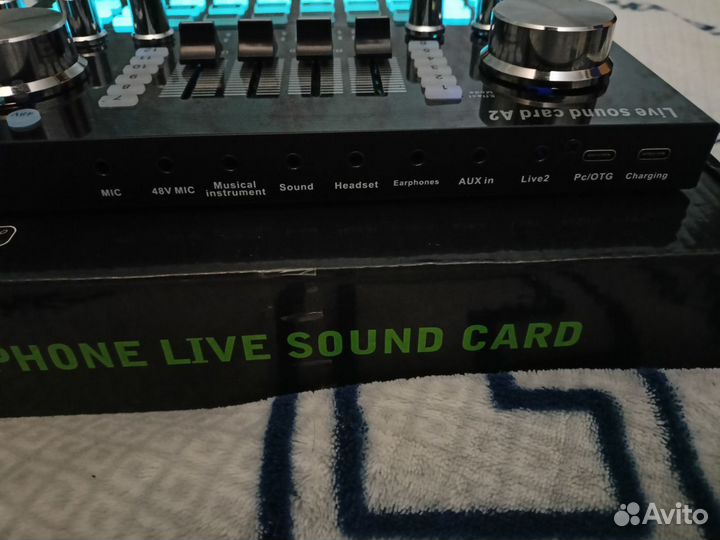 Внешная звуковая карта микшер Live sound card A2
