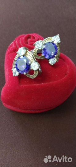 Серьги серебро