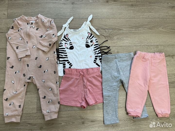 Пакет вещей на девочку 74 80