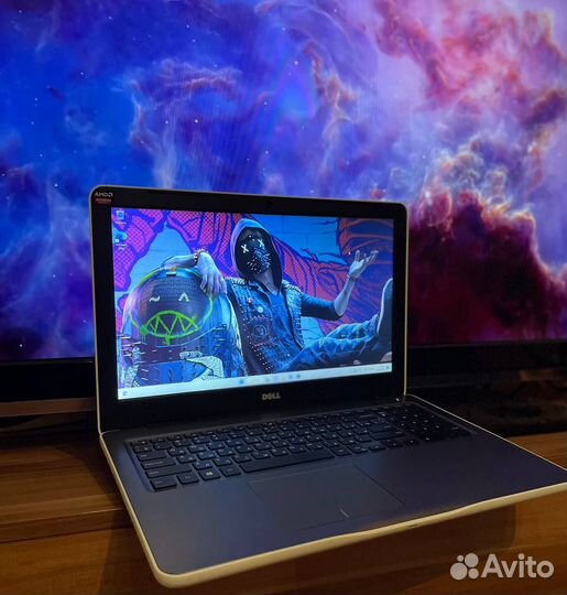 Игровой ноутбук/Dell/i5/R7-4gb/Ram8gb/FullHD/SSD