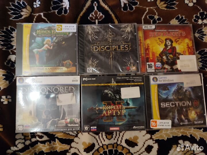 Игровые диски для пк (запакованные)