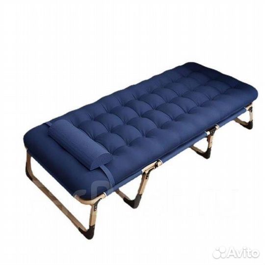 Раскладушка с матрасом, 195х68х30 см