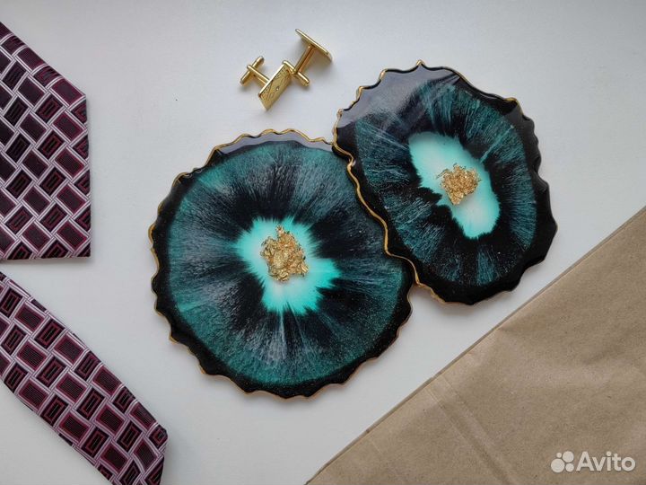 Подстаканник из эпоксидной смолы