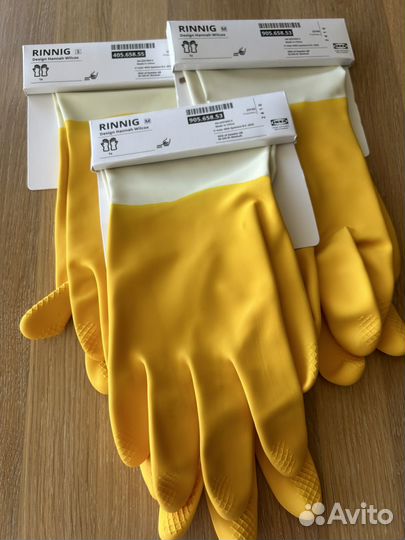 Перчатки хозяйственные IKEA rinnig S/M